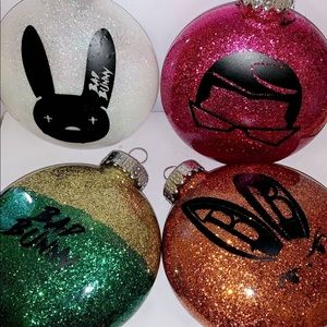 Bad bunny 🐰 ornaments